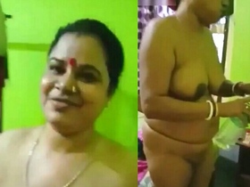 Chubby bhabhi with big tits gets wild in her village
