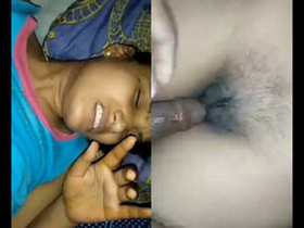 Indian babe's tight pussy stretched by hard cock