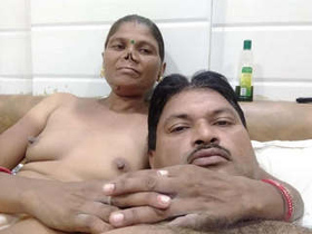 Mature couple shares nude selfie on social media