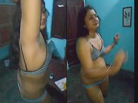 Intoxicated Indian woman grinds and shakes before anal sex