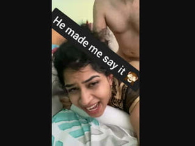 Exclusive video of a Desi beauty getting slapped and cumming on her face
