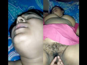 Fatty bhabhi pleasures herself with a vibrator in a solo video